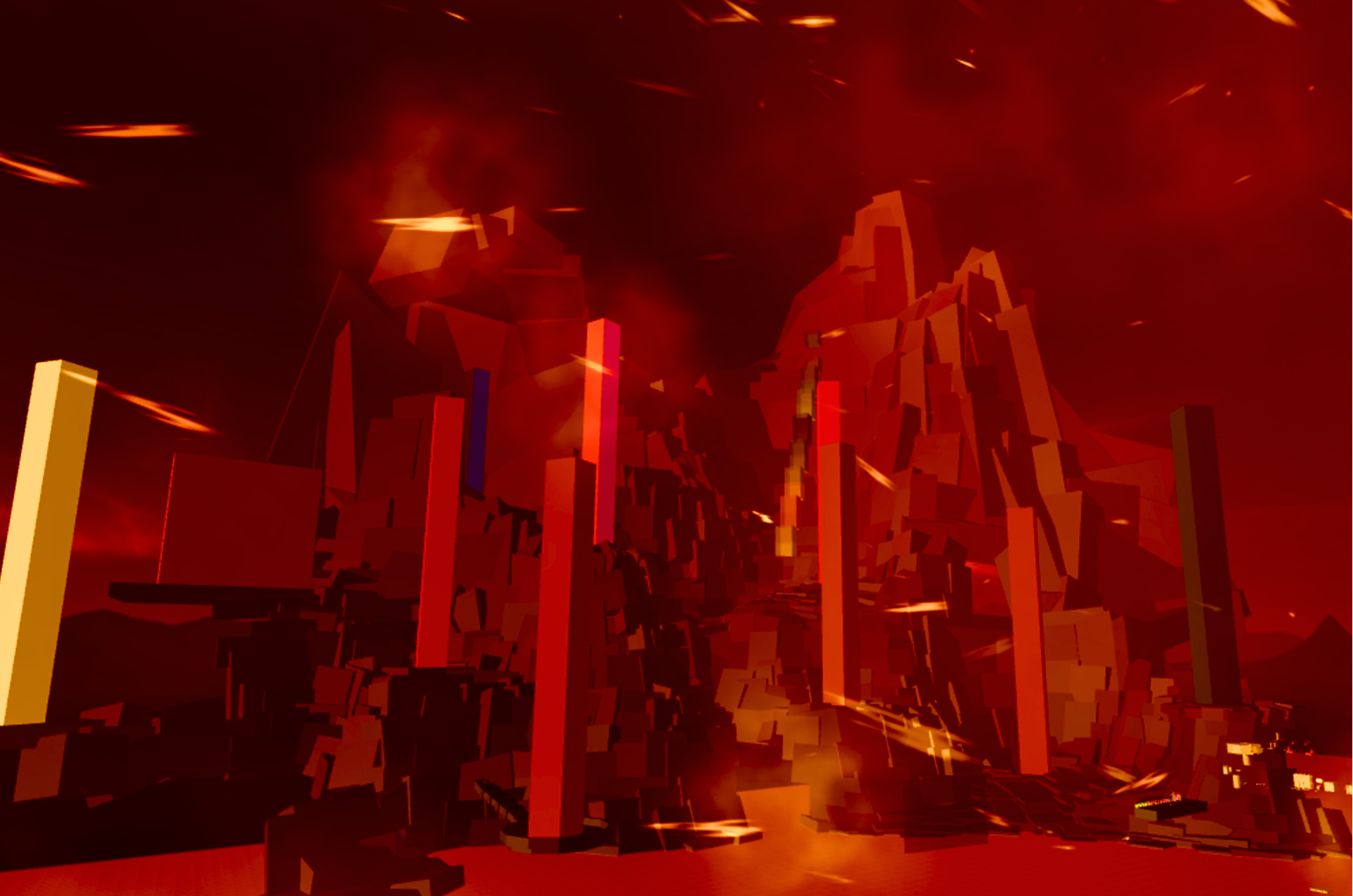 Landscape view of Chapter 1 from the sea